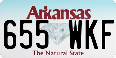 AR license plate 655WKF