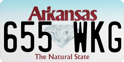 AR license plate 655WKG
