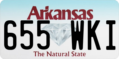 AR license plate 655WKI