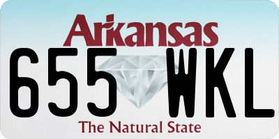 AR license plate 655WKL