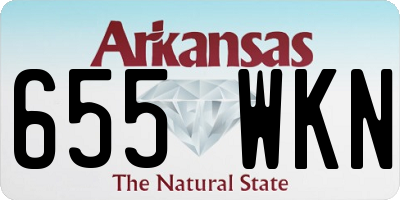 AR license plate 655WKN