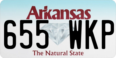 AR license plate 655WKP