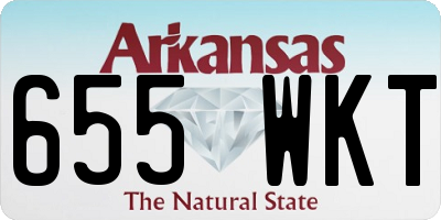 AR license plate 655WKT