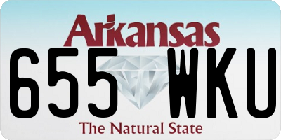 AR license plate 655WKU