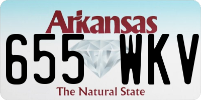 AR license plate 655WKV
