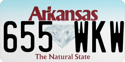 AR license plate 655WKW