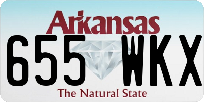 AR license plate 655WKX