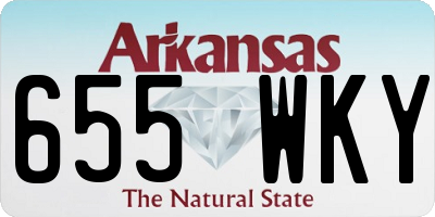 AR license plate 655WKY