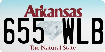 AR license plate 655WLB