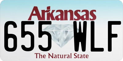 AR license plate 655WLF