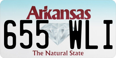 AR license plate 655WLI
