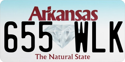 AR license plate 655WLK