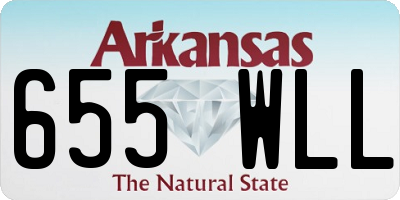 AR license plate 655WLL