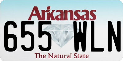 AR license plate 655WLN