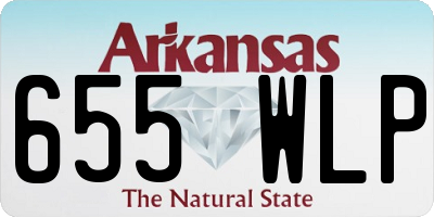 AR license plate 655WLP