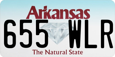 AR license plate 655WLR