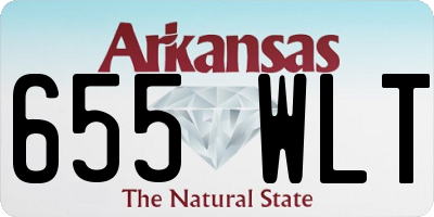 AR license plate 655WLT
