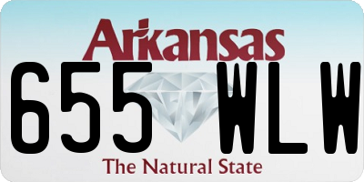 AR license plate 655WLW