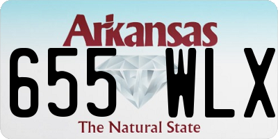 AR license plate 655WLX