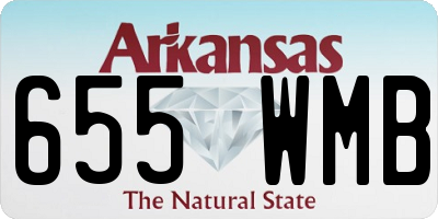 AR license plate 655WMB