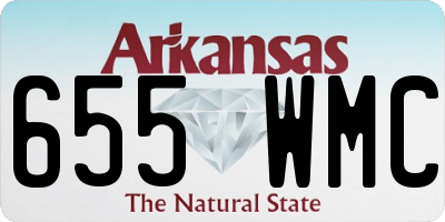 AR license plate 655WMC
