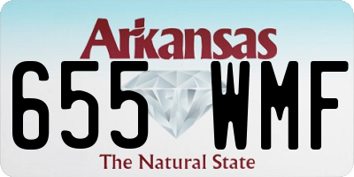 AR license plate 655WMF