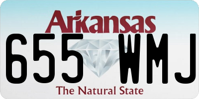 AR license plate 655WMJ