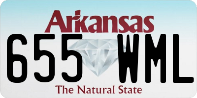 AR license plate 655WML