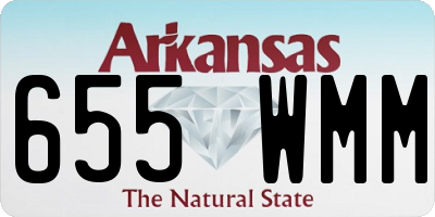 AR license plate 655WMM