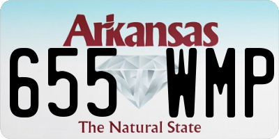 AR license plate 655WMP