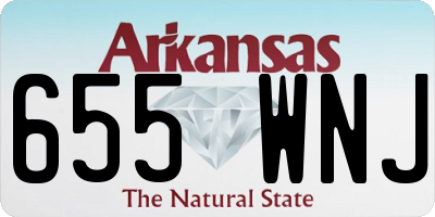 AR license plate 655WNJ