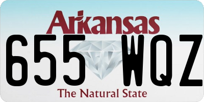 AR license plate 655WQZ