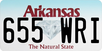 AR license plate 655WRI