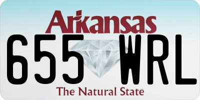AR license plate 655WRL