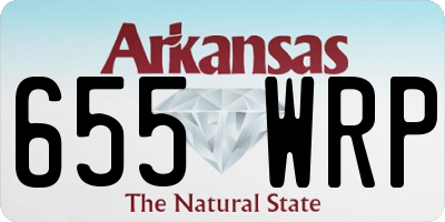 AR license plate 655WRP