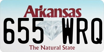 AR license plate 655WRQ