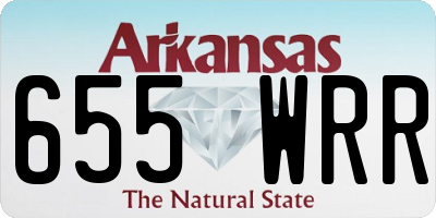 AR license plate 655WRR