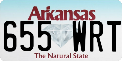 AR license plate 655WRT