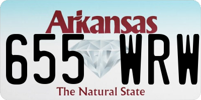 AR license plate 655WRW