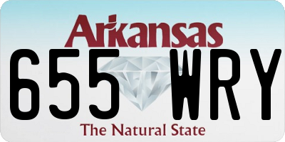 AR license plate 655WRY