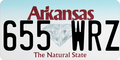 AR license plate 655WRZ