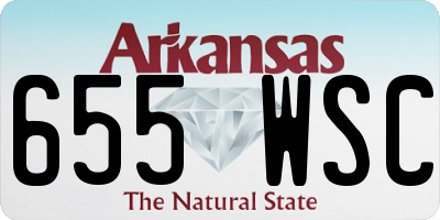 AR license plate 655WSC