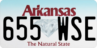 AR license plate 655WSE