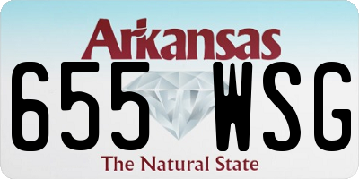AR license plate 655WSG