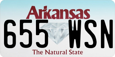 AR license plate 655WSN