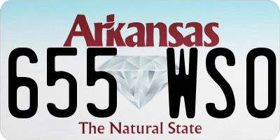 AR license plate 655WSO