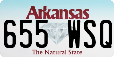AR license plate 655WSQ