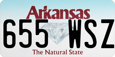 AR license plate 655WSZ