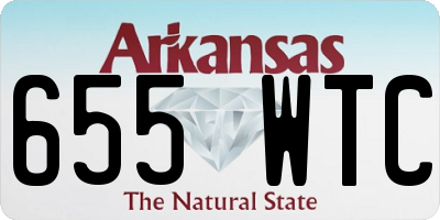 AR license plate 655WTC