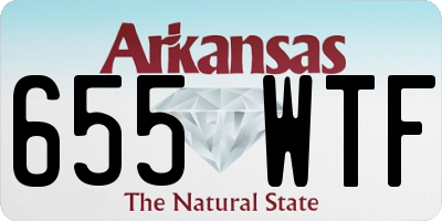 AR license plate 655WTF